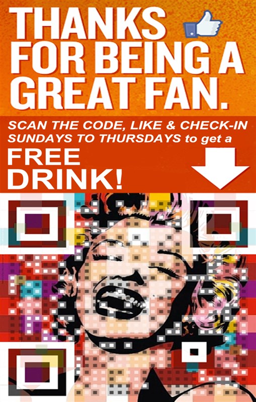 Scan and check in at NU